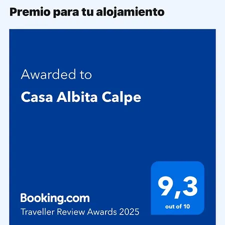 Casa Albita Апартаменты Кальпе